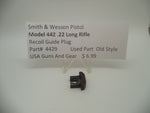 4429 Smith & Wesson Pistol Model 442 Recoil Guide Plug Used .22 Long Rifle