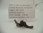 36184C Smith & Wesson J Frame Model 36 Used Trigger .240" Wide .38 Special