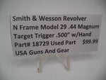 18729 Smith & Wesson N Frame Model 29 Used Target Trigger .500" w/Hand .44 Magnum