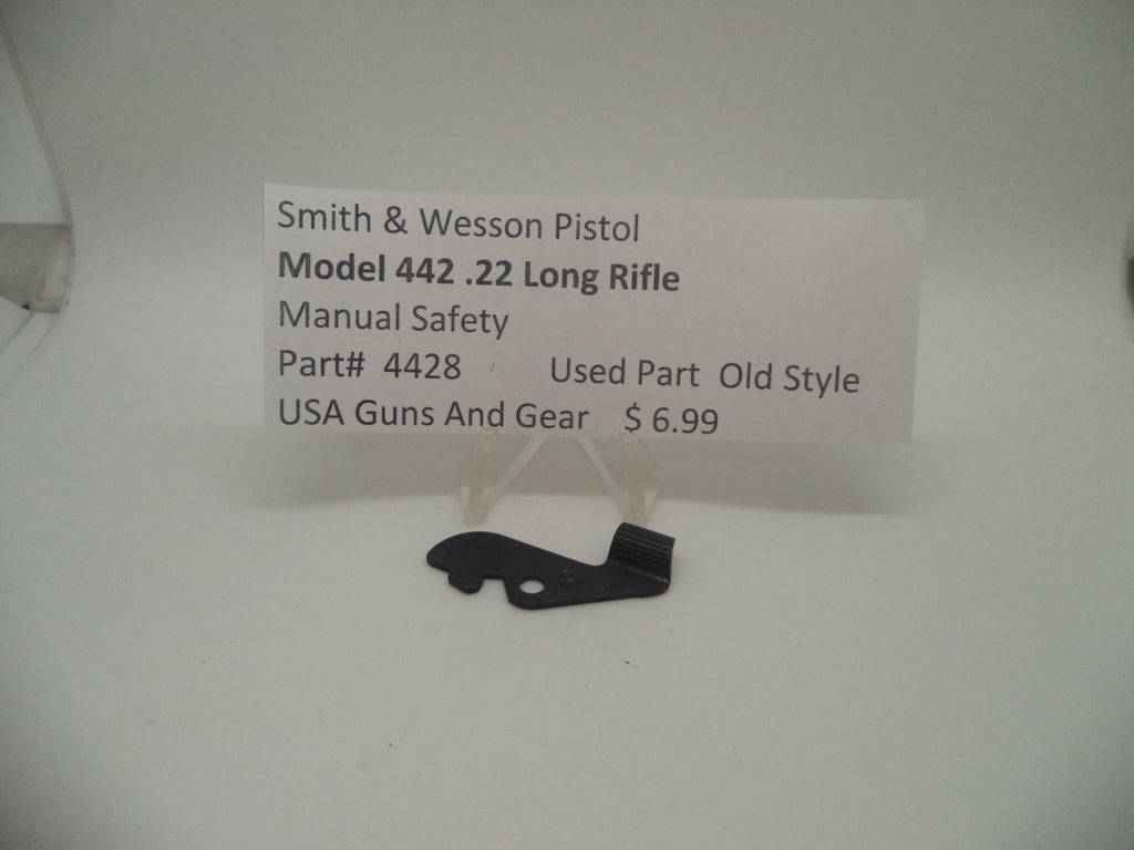 4428 Smith & Wesson Pistol Model 442 Manual Safety Used .22 Long Rifle