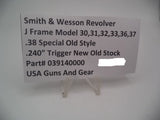 039140000 Smith & Wesson J Frame Model 30 31 32 33 36 & 37 Hammer .240" NOS