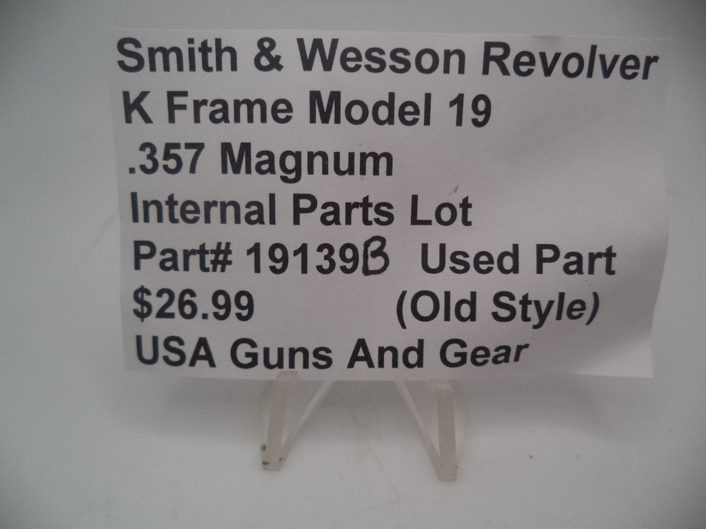 Smith & Wesson K Frame Model 19 Internal Parts Lot .357 Magnum - Used OEM