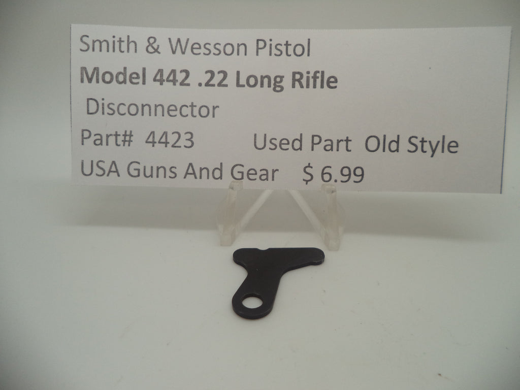 4423 Smith & Wesson Pistol Model 442 Disconnector Used .22 Long Rifle
