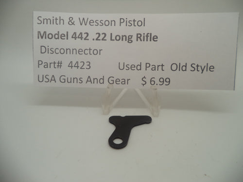 4423 Smith & Wesson Pistol Model 442 Disconnector Used .22 Long Rifle