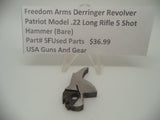 5F Freedom Arms Derringer Patriot Model Hammer (Bare) .22 Long Rifle