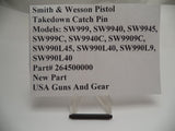 264500000 Smith & Wesson Pistol Takedown Catch Pin Fits Multiple Models