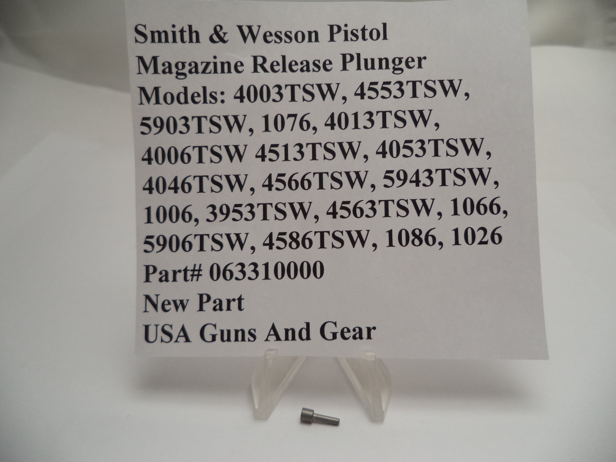 USA Guns And Gear - USA Guns And Gear Auto Pistols - Gun Parts Smith & Wesson - Smith & Wesson