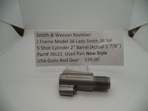 36LS1 Smith & Wesson J Frame Model 36 Ladysmith 2" Barrel .38 Spl Used