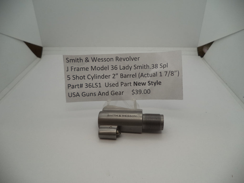 36LS1 Smith & Wesson J Frame Model 36 Ladysmith 2" Barrel .38 Spl Used