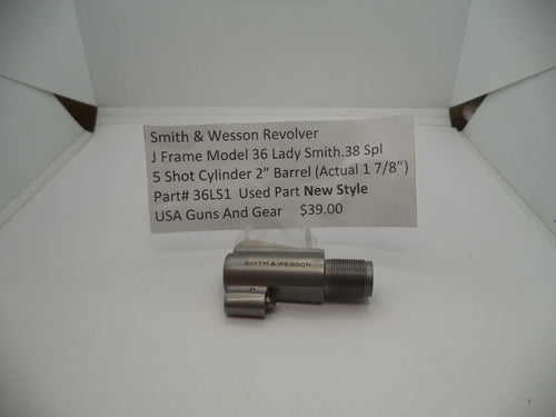 36LS1 Smith & Wesson J Frame Model 36 Ladysmith 2" Barrel .38 Spl Used