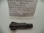 3421C Smith & Wesson J Frame Model 34 Used 2 3/4" Pinned Barrel .22 Long Rifle