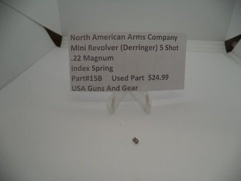 15B North American Arms Mini Revolver 5 Shot .22 Mag Index Spring