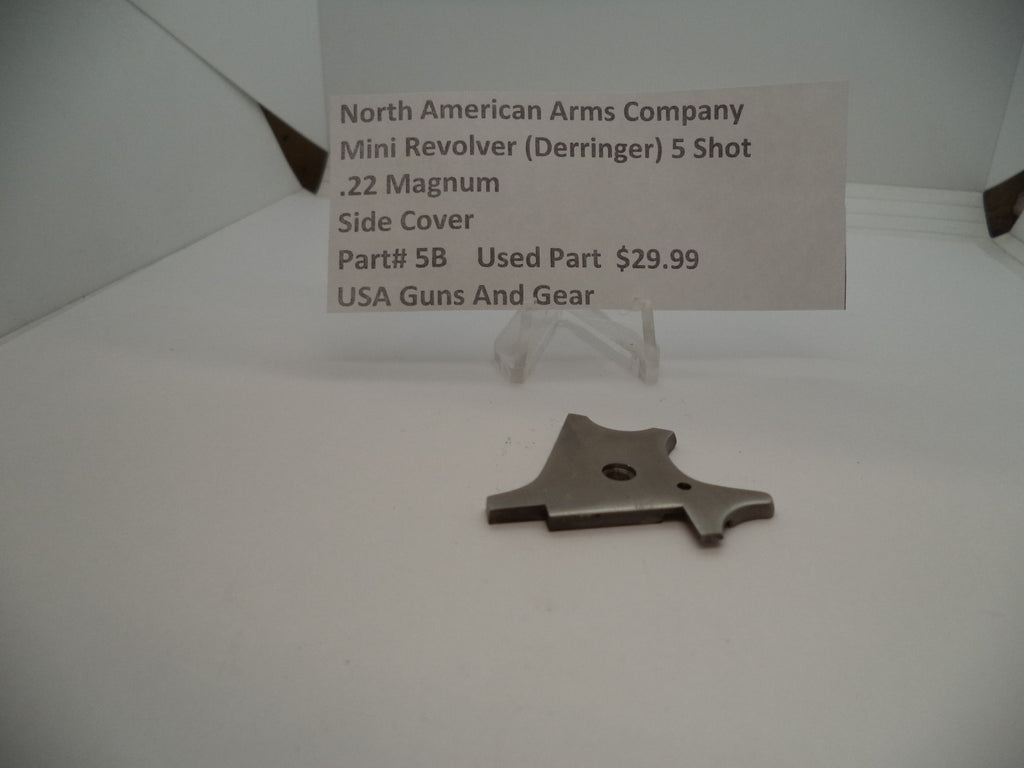 5B North American Arms Mini Revolver 5 Shot .22 Magnum Side Cover