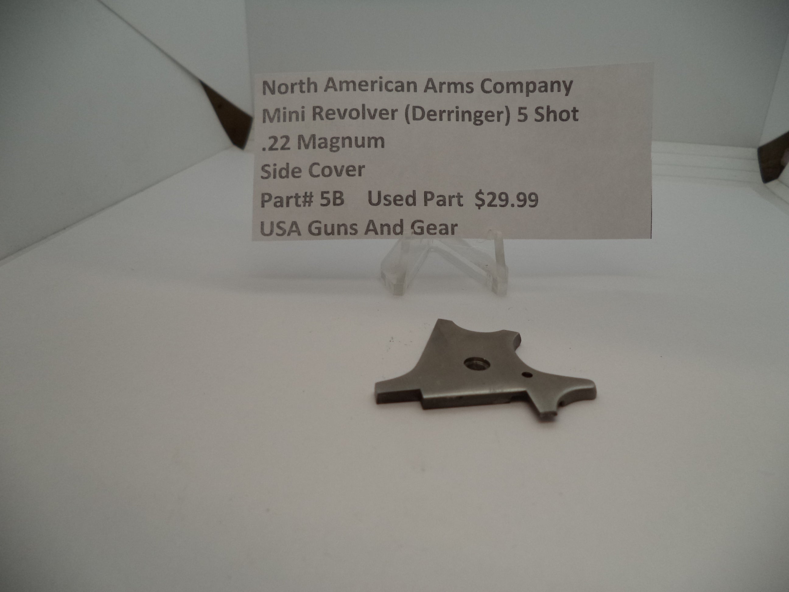 5B North American Arms Mini Revolver 5 Shot .22 Magnum Side Cover