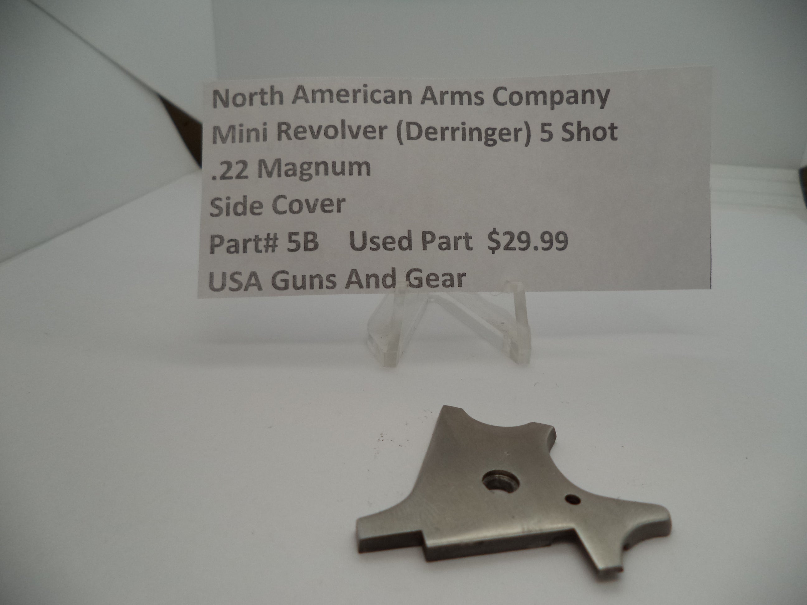 5B North American Arms Mini Revolver 5 Shot .22 Magnum Side Cover