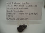 Smith & Wesson K Frame Model K22 Thumb Piece & Nut Used Part K22-3