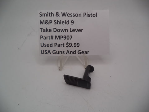 MP907 Smith & Wesson Pistol M&P Takedown Lever  Used Part 9mmc S&W