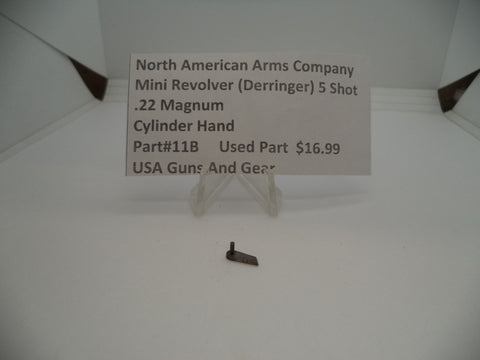 11B North American Arms Mini Revolver 5 Shot .22 Magnum Cylinder Hand