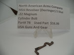 7B North American Arms Mini Revolver 5 Shot .22 Magnum Cylinder Bolt