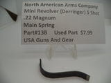 13B North American Arms Mini Revolver 5 Shot .22 Magnum Main Spring