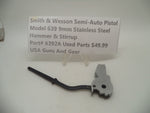 6392A Smith & Wesson Semi-Auto Pistol Model 639 Stainless Steel 9MM Hammer & Stirrup