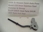 6392A Smith & Wesson Semi-Auto Pistol Model 639 Stainless Steel 9MM Hammer & Stirrup