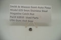 Smith & Wesson Model 639 Stainless Pistol Magazine Catch Nut Used 9mm 63935