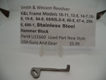 U21660 Smith & Wesson K&L Frame Hammer Block Stainless Steel New Style