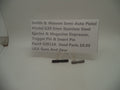 63912A Smith & Wesson Semi-Auto Pistol Model 639 Stainless Steel 9MM Ejector & Magazine Depressor, Trigger Pin & insert Pin
