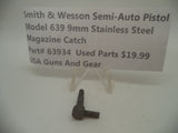 63934 Smith & Wesson Semi-Auto Pistol Model 639 Stainless Steel 9MM Magazine Catch