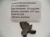 KC112D Smith & Wesson K Frame Model 17 .375" Hammer Assembly Used .22 l.r.