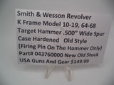 043760000 S&W K Frame Multiple Model Target Hammer .500" Wide Spur NOS