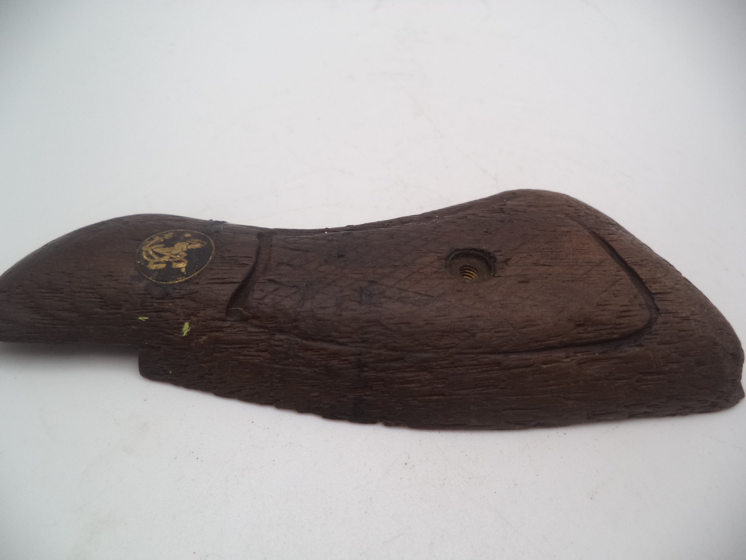 GP134  Smith & Wesson Revolver K, L Frame  Square Butt Right Side Only Wood Grip Used