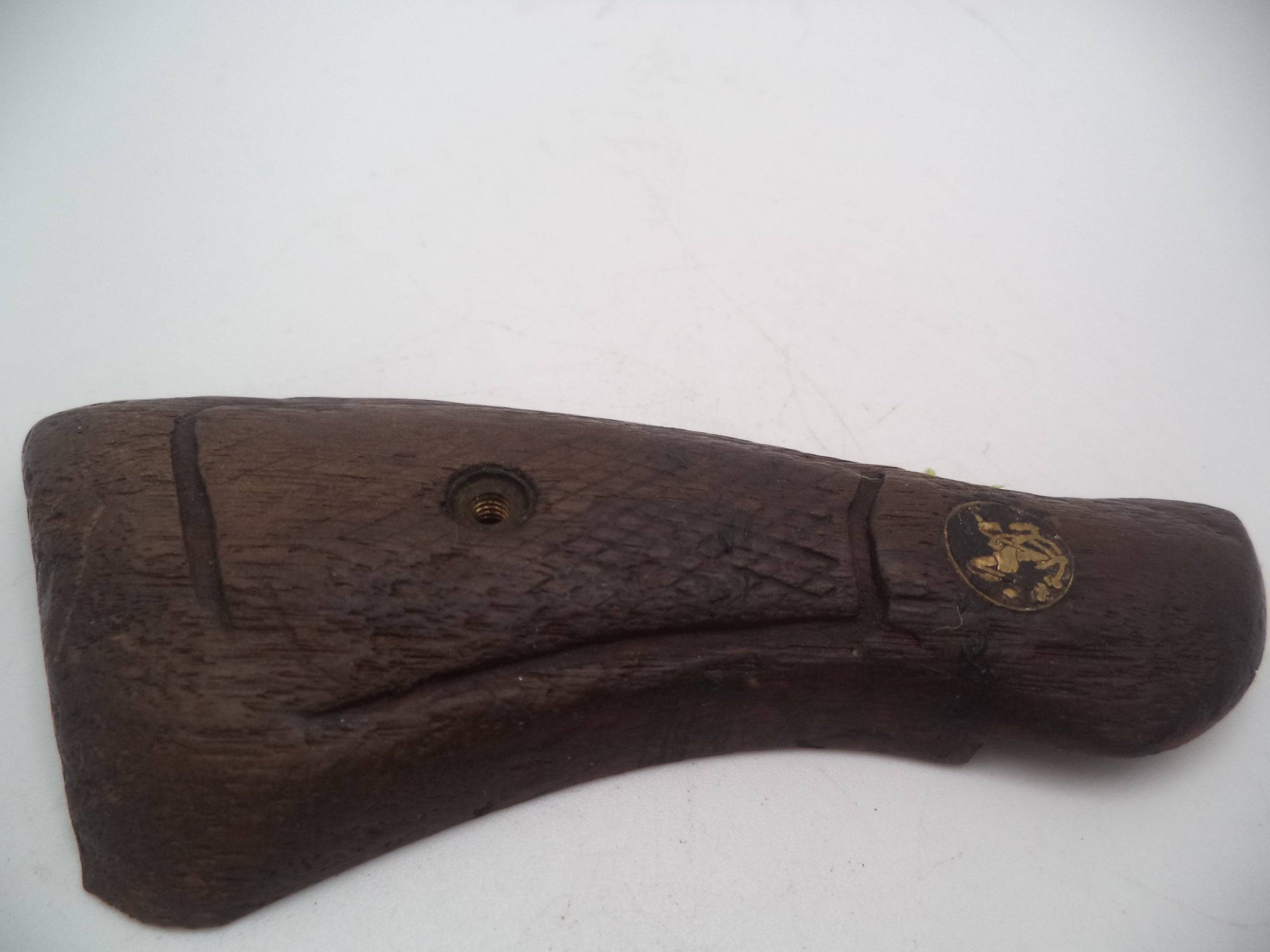 GP134  Smith & Wesson Revolver K, L Frame  Square Butt Right Side Only Wood Grip Used