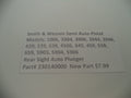 230140000 Smith & Wesson Pistol Rear Sight Body Plunger New Part