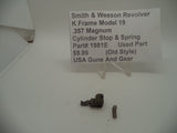 1981E Smith & Wesson K Frame Model 19 Cylinder Stop & Spring .357 Mag