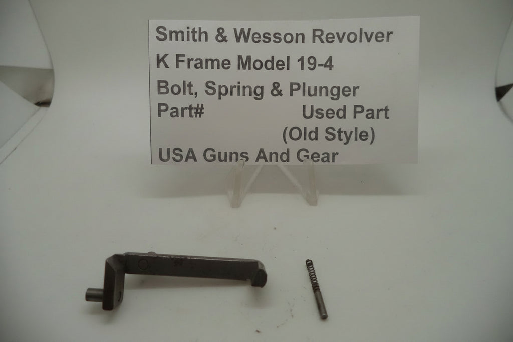 S&W K Frame Model 19-4 Bolt Spring & Plunger, Used, .357 Magnum - Part# 1945A