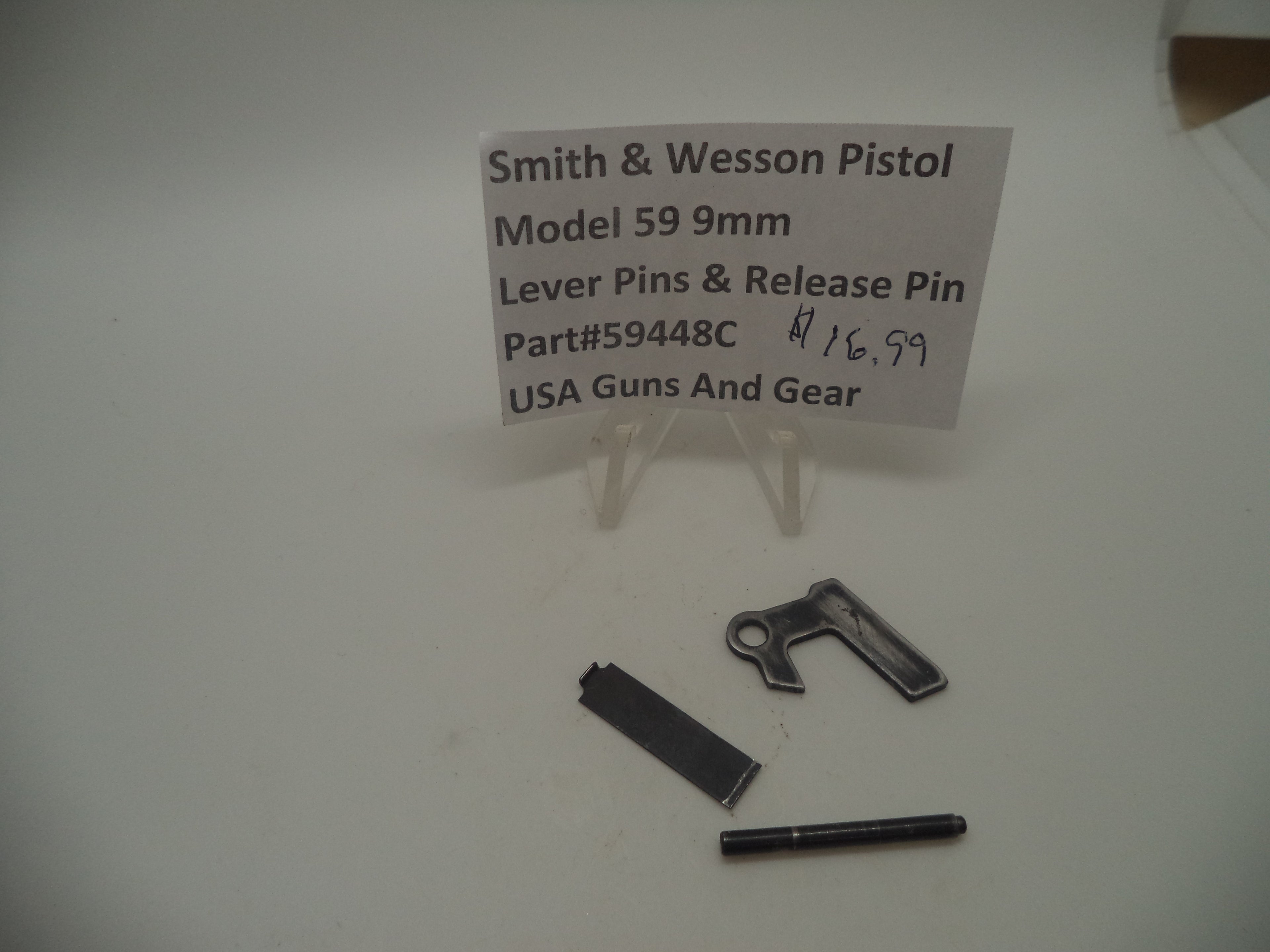 59448C Smith & Wesson Pistol Model 59 9MM Release & Lever Pin