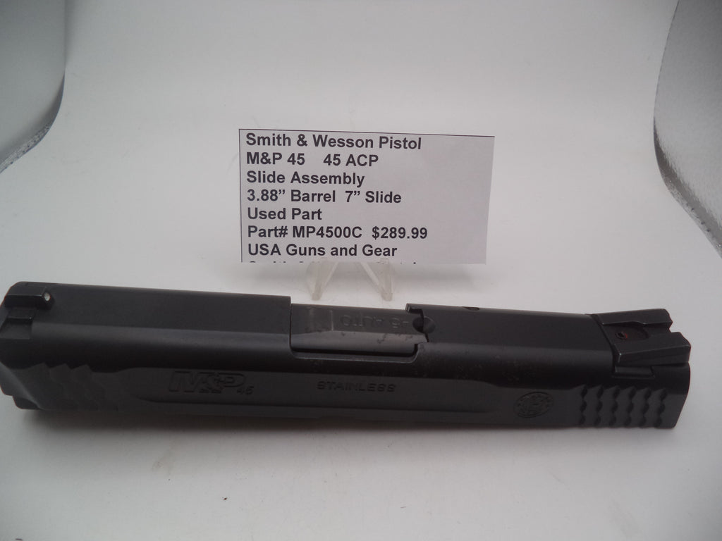 Smith & Wesson Pistol M&P 45 Slide Assembly Used Part .45 MP4500C