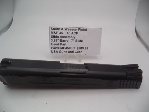 MP4500C Smith & Wesson Pistol M&P 45 Slide Assembly Used Part .45