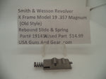 19143A Smith & Wesson K Frame Model 19 Rebound Slide & Spring .357 Magnum