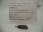 64143G Smith & Wesson K Frame Model 64-6, 7, 8 MIM Rebound Slide & Spring