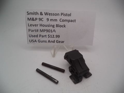 MP901A Smith & Wesson Pistol M&P Lever Housing Block Used Part 9mmc