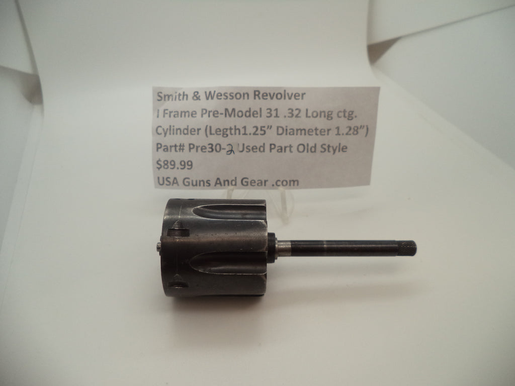 Smith and Wesson I Frame Pre Model 31 Cylinder Blue Used .32 Long ctg. Pre30-2