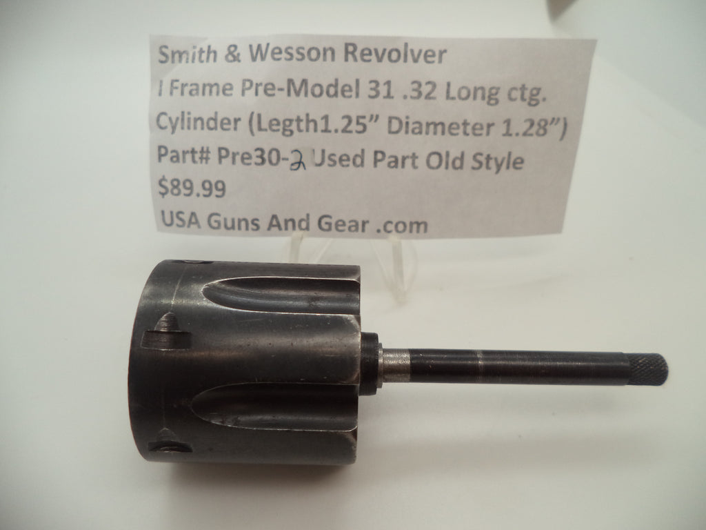 Smith and Wesson I Frame Pre Model 31 Cylinder Blue Used .32 Long ctg. Pre30-2