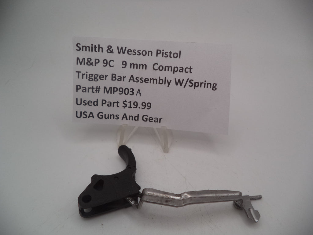 MP903A Smith & Wesson Pistol M&P Trigger Bar Assembly With Spring  Used Part 9mmc S&W