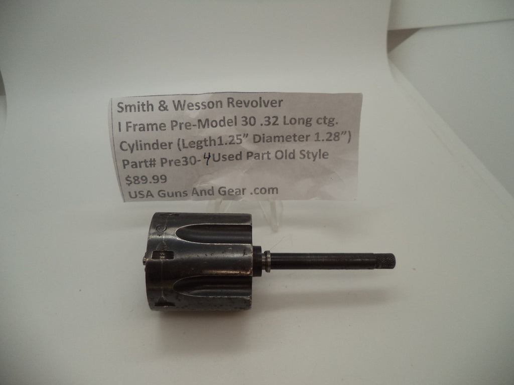Smith and Wesson I Frame Pre Model 30 Cylinder Blue Used .32 Long ctg. Pre30-4