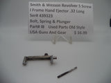 I8 S&W Rev. 5 Screw l Frame Hand Ejec. .32 Long, Bolt, Spring and Plunger  (used old style)