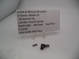 1081 Smith and Wesson Revolver K Frame Model 10 .38 Special ctg. Cylinder Stop and Spring