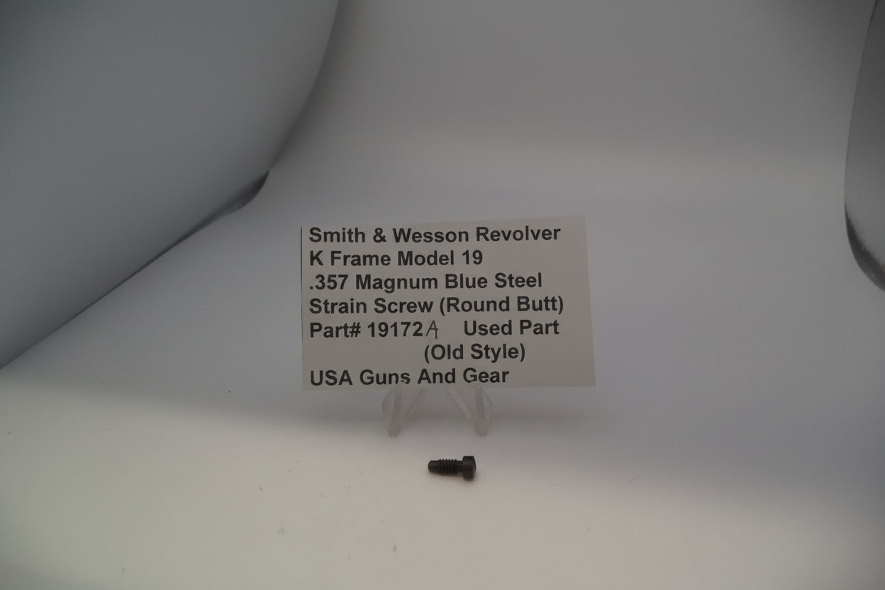 Smith and Wesson Revolver K Frame Model 19 .357 Magnum Strain Screw (Round Butt) 19172A